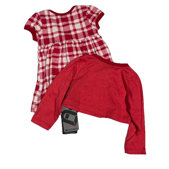 NEW Ohio State Buckeyes OSU Colosseum Dress Cardigan Outfit Infant Girl 6-12 Mo - Picture 9 of 9